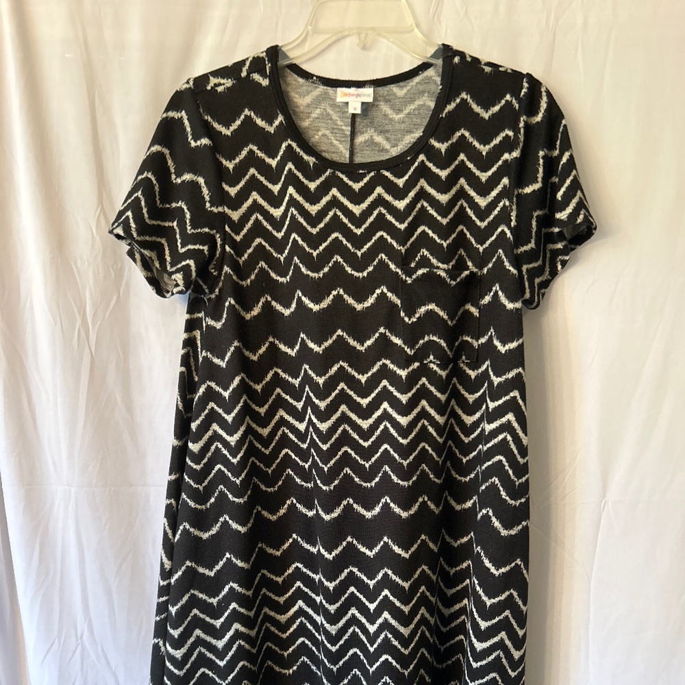 Lularoe black and white dress